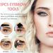 Gibot Eyebrow Set 5pcs Stainless Steel Eyebrow Grooming Kit with Tweezers Scissors Eyebrow Brush Comb Eyebrow Pencil Razor and Travel Case for Women and Men Black - Buy Online on GoSupps.com
