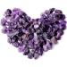 DUQGUHO Amethyst Natural Crystal Quartz Bulk Raw Rough Healing Crystal Stones Reiki Crystal Stone Tumbling Cabbing Fountain Rocks Polishing Cutting Gemstone 0.45 lbs 02 Amethyst - Buy Online on GoSupps.com