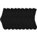 Personal Touch Diabetic Crew Socks - Unisex Men's 10-13 Black - Buy Online on GoSupps.com