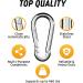 Carabiner Clip 5 Pack - Heavy Duty Snap Hooks for Keys - Small and Large Carabiner Hooks - Multipurpose Tool 3.2 Inch - Buy Online on GoSupps.com