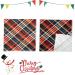Lionheart Glory Dog Haller Cotton Christmas Scarf | Washable Adjustable Neckerchief for Large Dogs | Checkered Plaid Pet Accessory - Buy Online on GoSupps.com