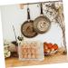 PRETYZOOM Egg Storage Box Eggs Egg Holder for Fridge Egg Container for Refrigerator Egg Tray Egg Box Dedicated 25.2X19.5CM As Shown - Buy Online on GoSupps.com