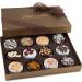 Barnett’s Chocolate Cookies Gift Basket Gourmet Christmas Holiday Corporate Food Gifts in Elegant Box Thanksgiving Halloween Birthday or Get Well Baskets Idea for Men & Women 12 Unique Flavors