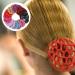 Lurrose 20pcs Colorful Crochet Snood Hair Net Set for Women - Bun Cover Hair Accessories for Ballet, Dance, Skating - Buy Online on GoSupps.com