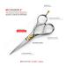 Suvorna Condor 5 Beard and Mustache Scissors - Professional Grooming and Barber Hair Cutting Tool - Buy Online on GoSupps.com
