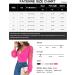 Fayenne Womens Tops Deep V Neck Cross Wrap Sexy Tops Polka Dot Mesh Long Sleeve T Shirt Casual Blouses S Hot Pink - Buy Online on GoSupps.com