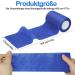 Aurorayer 8 Rolls Self-Adhesive Sport Bandage 7.5cm x 4.5m - Elastic Vet Wrap for Pets & Horses - Blue - Buy Online on GoSupps.com