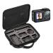 IEAGO RC Osmo Action 4 Bag PU leather carrier bag travel bag Storage bag with display protection 2+2+2 pieces Protective film for DJI OSMO Action 4 Accessories