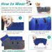Leapbeast Dogsbadema - Quick-Dry Microfleece Pet Bed with Velcro Fastener & Adjustable Straps (S Gray) | Ideal for International Shipping - Buy Online on GoSupps.com