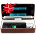 JJ CARE Premium Phone Sterilizer Box, Sterilizer for Home Items, Beauty & Nail Tools, Office & Clinic Use - Wood Red
