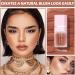 Cream Liquid Blush Soft Cream Blush for Cheeks Matte Creamy Blush Stick Long Lasting Waterproof Face Blushes Natural Blush Makeup-6#Chocolate - Buy Online on GoSupps.com