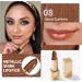 OULAC Metallic Shine Glitter Lipstick - Nude High Impact Lipcolor | Long Lasting Vegan & Cruelty-Free | Hawai Summer (08) - 4.3g/0.15oz - Buy Online on GoSupps.com