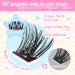 CALAILIS Self Adhesive Eyelashes - 72 Pcs D Curl Press-On Lash Clusters No Glue Needed Reusable DIY Kit with Tweezers for Beginners - ZN23 - Buy Online on GoSupps.com