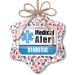 NEONBLOND Christmas Ornament Medical Alert Blue Diabetic Red White Blue Xmas - Festive Holiday Decor for Diabetics - Buy Online on GoSupps.com
