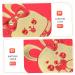 STOBOK 60pcs Rabbit New Year Red Envelope Lucky Money Packets Spring Festival Pocket Money Year of The Rabbit Red Envelopes Chinoiserie Decor Luck Money Bag Design Paper Chinese Zodiac As Shown 17x9cm - Buy Online on GoSupps.com