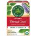 Traditional Medicinals Seasonal Teas Organic Throat Coat Naturally Caffeine Free 16 Wrapped Tea Bags 1.13 oz (32 g)