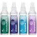 MOXE Aromatherapy Shower Mist Variety Pack Eucalyptus Lavender Breathe and Dream Spa Steam Spray Natural 100% Essential Oils Made in USA Aromatherapy Sinus Congestion Relief 4 Pack (8oz) Variety Pack 2 Fl Oz (Pack
