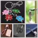 SANNIX 60pcs Key Chain Clip Hooks Swivel Clasps Lanyard Snap Hooks with Split Key Rings Silver - Buy Online on GoSupps.com