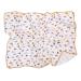 Miracle Baby muslin blanket swaddle Cotton Summer 110x150cm 115x150cm for Boys Girls Grey Dinosaur(two Layers) 110 x 150 cm