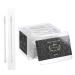 Pointed Q Tips Qtip Bleeker and R we Individually Wrapped Cotton Swabs 180 Count - Chlorine & Oil Free - Recyclable & Biodegreadable - Perfect for Travel Makeup 180 Count (Pack of 1)