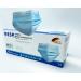 RAR MICHATIONIC OP MASKE - MADE in Germany type Iir CE Certified 40 pieces Mundsprung Medical Medical Medical for Adults Disposable Mask Surgical mouth - Nasal protective mask disposable masks 40 pieces (1 SPACE)