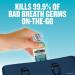 Listerine Cool Mint Antiseptic Mouthwash 3.2 oz Travel Size - 12 Pack | Kills 99% of Germs | Prevents Bad Breath, Plaque & Gingivitis - Buy Online on GoSupps.com