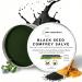 Wild Castle DNA Organics Black Seed Oil Comfrey Salve 2.3 oz Organic Herbal Salve for Joint and Muscles & Tattoo Care. Balm for Soothing Relief. Handcrafted Slow-Infused No Chemical Fillers