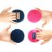Labeaut Slimming Pads - Washable Microfiber Makeup Remover & Facial Cleaning Pads (6 Pack 9 cm) - Eco-Friendly Dark Blue & Pink - Buy Online on GoSupps.com