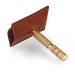 Genuine Cowhide Leather Safety Razor Head Cover | Travel-Friendly Double Edge Razor Case (Cognac - Buy Online on GoSupps.com
