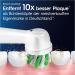 Oral-B Pro CrossAction Brush Heads - 10 Pack - Superior Cleaning X-Bristen Original Attachment Made in Germany - International Shipping - Buy Online on GoSupps.com