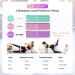Ihuan Resistance Bands for Legs and Butt - 3 Levels Exercise Band | Anti-Slip Elastic Booty Bands for Women - Squat, Glute, Hip Training - Green, Pink, Purple - Buy Online on GoSupps.com