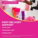 Pink Stork Postpartum Sitz Bath Soak - Dead Sea Salt for Perineal Care & Recovery - Labor and Delivery Essentials - 1 lb - Buy Online on GoSupps.com