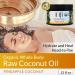 Organic Fiji Raw Cold Pressed Coconut Oil | Hair, Skin, Face & Body | Relaxing Massage Oil | Pineapple Coconut 12 oz | for Women, Men & Baby - Buy Online on GoSupps.com