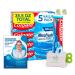 Toothpaste Max Fresh Mint Breath Strips Cool Mint- Five 7.3 oz Tubes for Total 36.5 oz. Fights Cavities Whitens Teeth + Extra: Toothpaste Squeezer Health Smile Guide L&S Two No-Mess Caps.