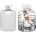 Christmas Snow Tank Bottle with Cover - 2L Heat Bottle for Pain Relief & Cold Compress - Buy Online on GoSupps.com