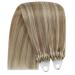 Youngsee Microring Hair Extensions | Real Brown & Blonde 55cm | Micro Loop 50g | Premium Quality & International Shipping - Buy Online on GoSupps.com