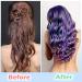 3 Pieces Reusable Silicone Hair Staining Cap for Hair Coloring - Multicolor Dye Cap with Metal Hook - Salon Quality Hairdressing Tools (Blue/White/Purple) - Buy Online on GoSupps.com