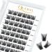 Eyelashes Individual quewry individual eyelash cluster lashes 72stck.C curl 10mm eyelash segments wide foundation individual eyelashes for eyes make-up diy eyelash extensions (honey 01-c-10mm) 1 piece (1 Pack) Honey 01-c-10mm