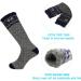Clootess Unisex Long Over-The-Calf Thermal Ski Socks - Grey - Medium (37-42 EUR) - Buy Online on GoSupps.com