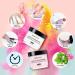 Morovan Acrylic Powder Set - Professional 4 Colors for Nail Extension - Clear Pink Nude White Polymer Powder for Acrylic Nails - Buy Online on GoSupps.com