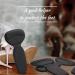 Heel Cushion Pads Liner - 2 Pairs Self-Adhesive Shoe Inserts for Men and Women - Black - Buy Online on GoSupps.com
