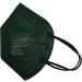 Virshields FFP2 Mundsprung Mask - 94% PFE 99.99% VFE | 5-Layer Protective Half Mask | EN 149:2001+A1:2009 | Made in EU | Dark Green | Bulk Options 10-2000 Pieces - Buy Online on GoSupps.com