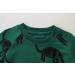 Dinosaur Sweatshirt for Boys | Kids Long Sleeve Cotton Jumper | Toddler Girls Pullover | Baby Clothes 1-8 Years | Green | Size 6-7 - Buy Online on GoSupps.com