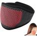 Firulab Heated Neck Wrap | Magnetic Support & Adjustable Thermal Collar for Pain Relief - Black & Red Dot - Buy Online on GoSupps.com