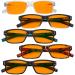 Eyekepper 5-Piece Classic Spring Hinge Reading Glasses Set - Sun Reading Glasses & Blue Light Blocking (0.75 Diopters) - Ideal for International Shipping - Buy Online on GoSupps.com