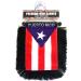 Puerto Rico flags for cars accessories sticker decals Puerto Rican PR homes Quality made banderas para autos small mini Banner hanging window car flags accessory for men women (Classic PR)