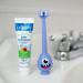 Dr. Brown's ToothScrubber Toddler Toothbrush - BPA Free - Ages 1-4 - Purple Monster Design - Buy Online on GoSupps.com