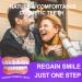 Nature Comfort Fake Teeth Set: Upper & Lower Dentures for Confident Smile - White (2 PCS) - Buy Online on GoSupps.com
