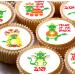24 edible PRE CUT Chinese New Year traditional kids childrens party decoration cupcake toppers on wafer rice paper