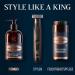 King C. Gillette Beard Shampoo for Men - 350ml with Coconut Water Argan Oil & Avocado Oil | Ideal Beard Care Gift - Buy Online on GoSupps.com